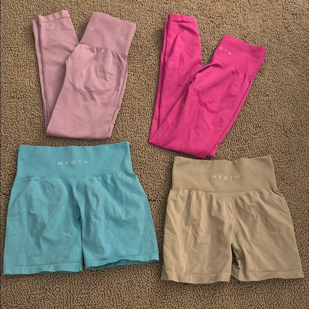 NVGTN shorts and leggings